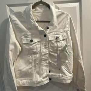 White Demim Jacket XL